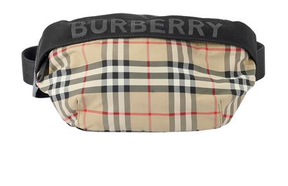 Vintage Check Nylon Sonny Bum Bag, front view